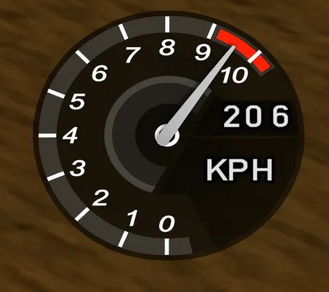 Need For Speed Underground 2 Speedometer