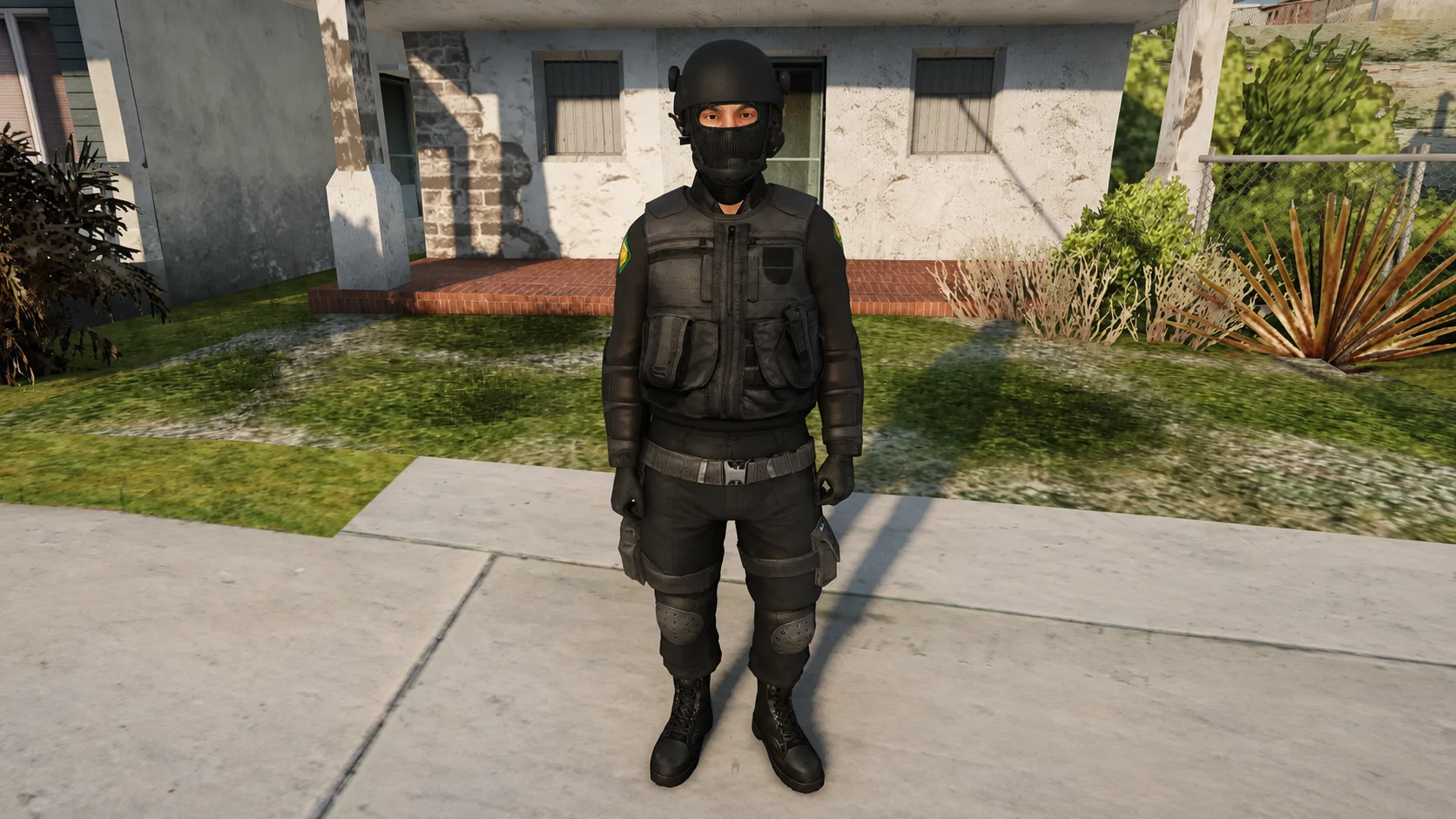 Assault Black Tactical Gear